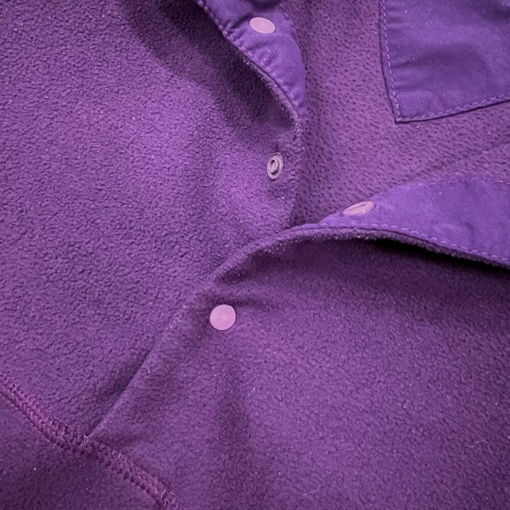Vintage 90s Patagonia Synchilla Micro Fleece Shirt Snap T Front USA Base Layer M - Picture 5 of 8